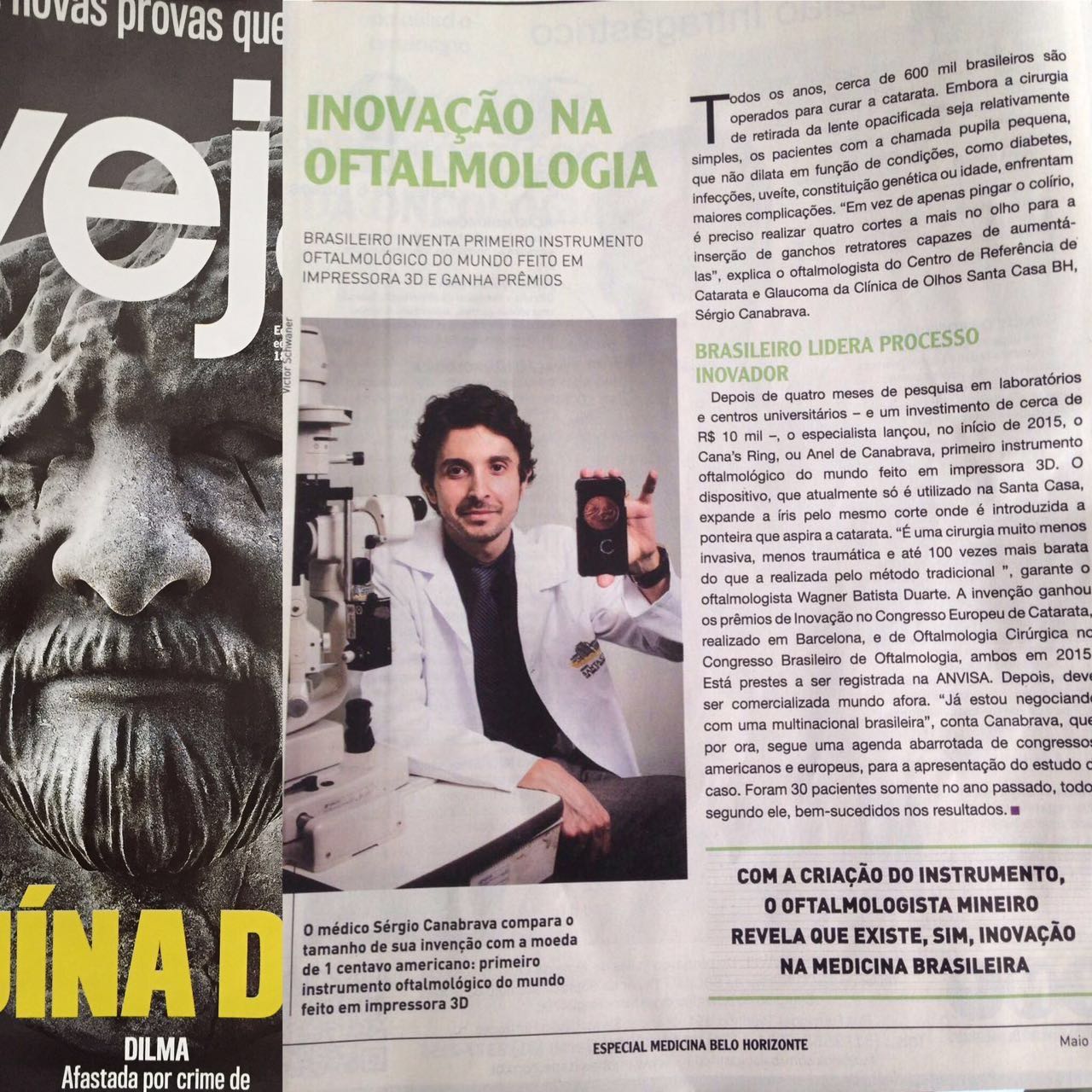 Reportagem da Revista Veja sobre o Anel de Canabrava